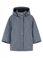MooRER Blue Polyester Shell Jacket