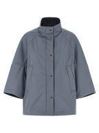 MooRER Blue Polyester Shell Jacket