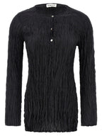 P.A.R.O.S.H. Black Silk Blouse