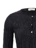 P.A.R.O.S.H. Black Silk Blouse
