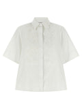 P.A.R.O.S.H. White Cotton Blouse
