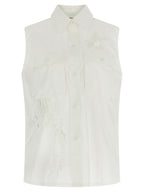 P.A.R.O.S.H. White Polyamide Blouse
