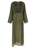 P.A.R.O.S.H. Bicolor Silk Long Dress
