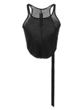 DRKSHDW Black Cotton Tank Tops