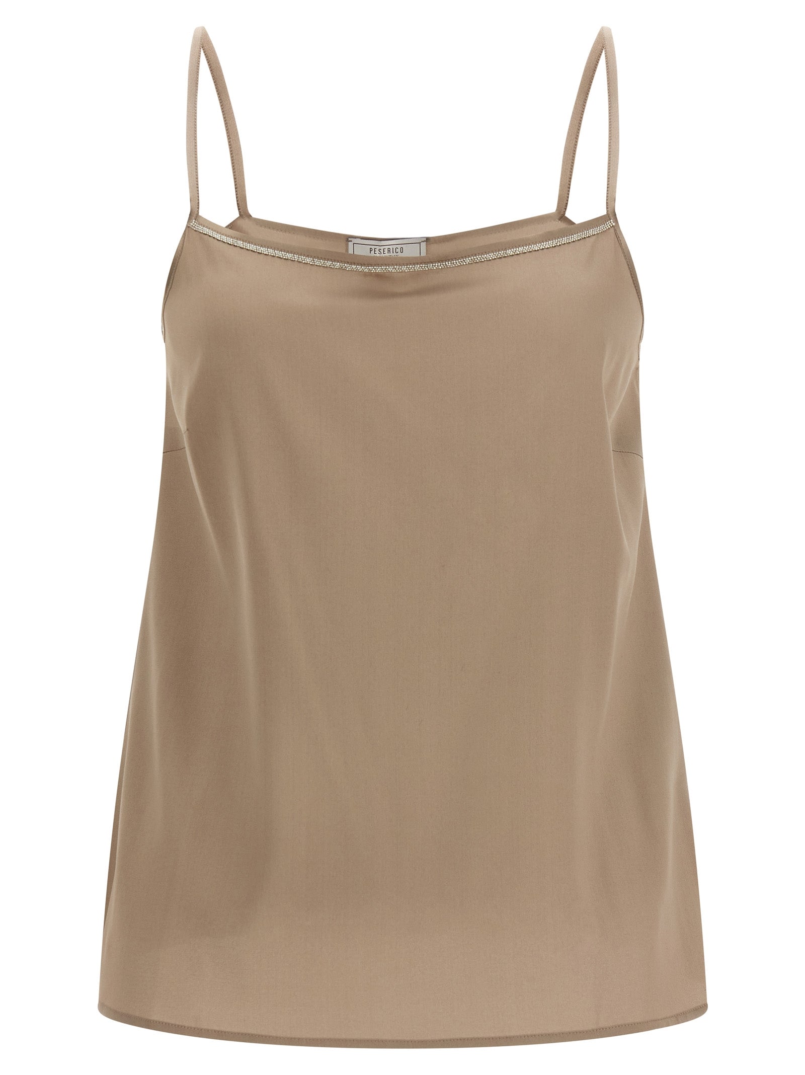 Brown Silk Blouse