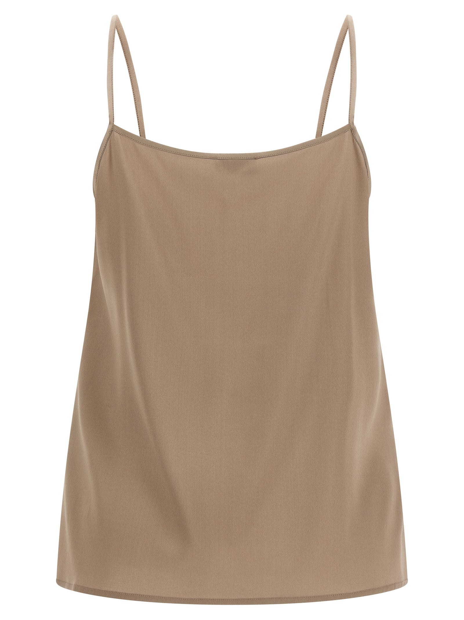 Brown Silk Blouse