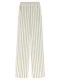 White Linen Casual Pants