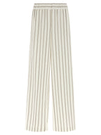 White Linen Casual Pants