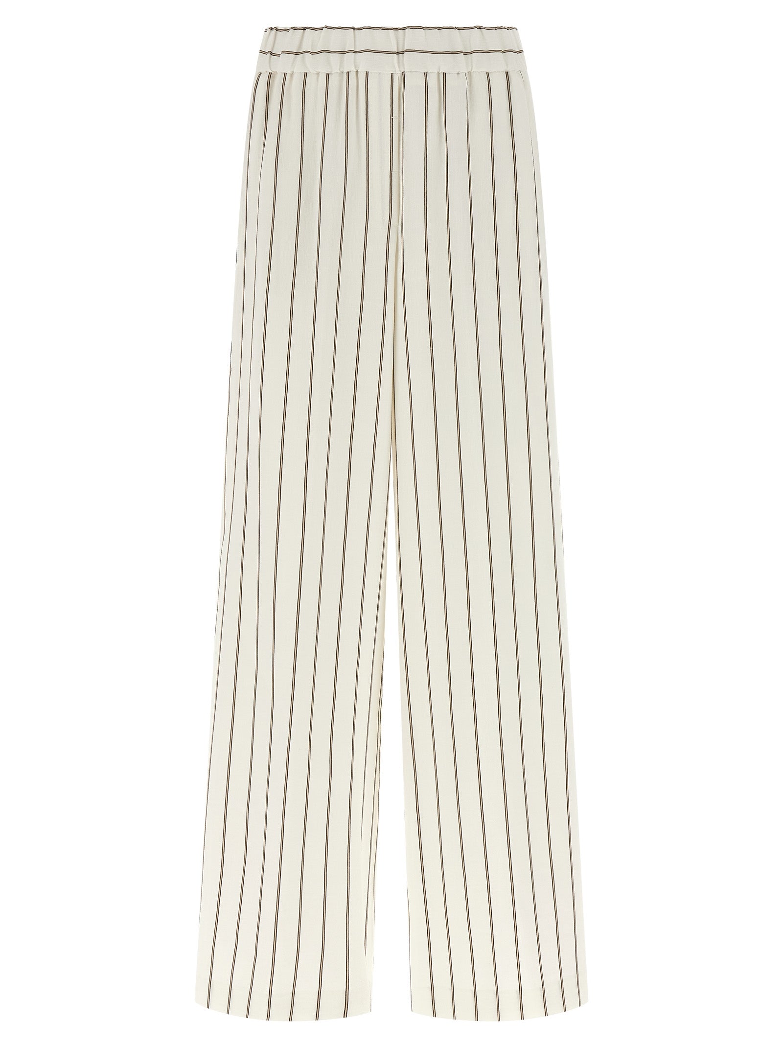 White Linen Casual Pants