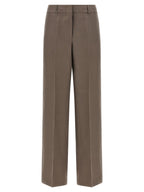 Peserico Brown Linen Pants