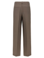 Peserico Brown Linen Pants