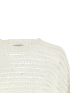 White Cotton Cardigan