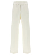 White Cotton Casual Pants