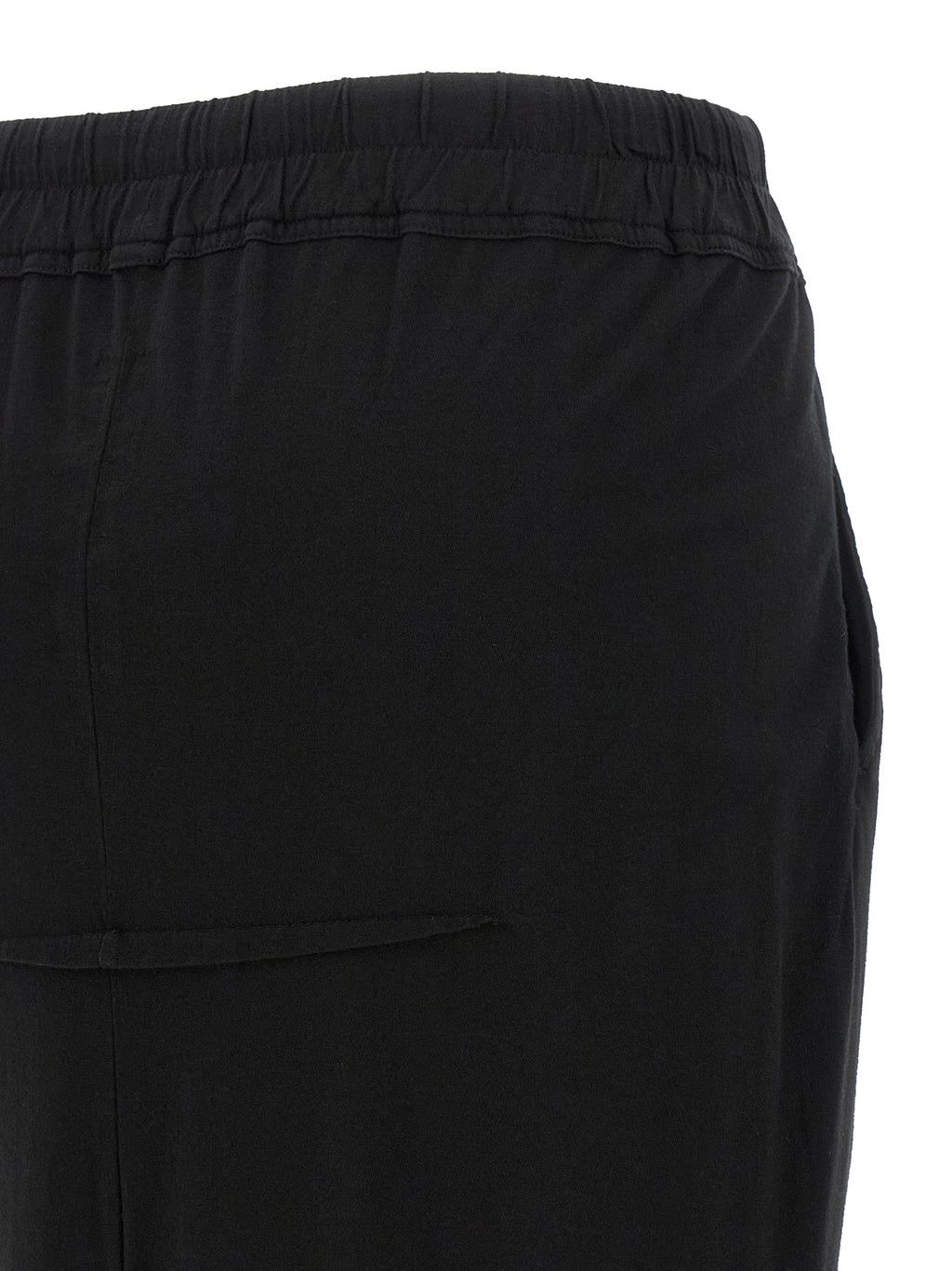 Black Cotton Mini Skirt