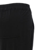 Black Cotton Mini Skirt