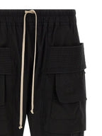 Schwarze Cargo-Hose aus Baumwolle