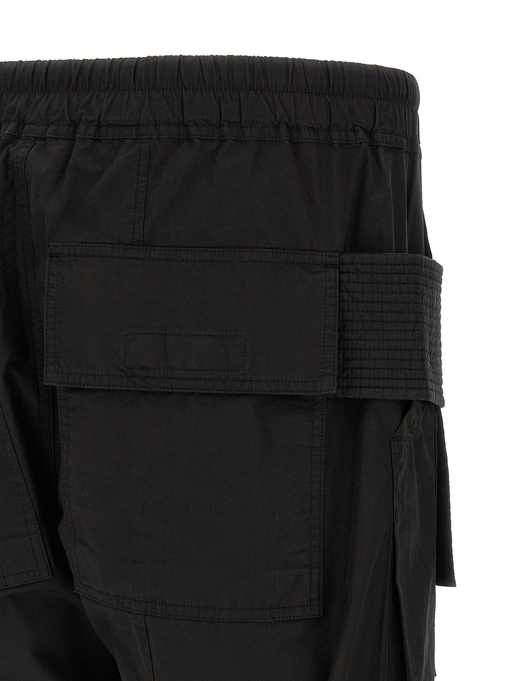 Schwarze Cargo-Hose aus Baumwolle