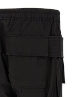 Schwarze Cargo-Hose aus Baumwolle