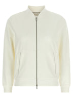Peserico White Cotton Sweatshirt
