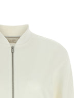 Peserico White Cotton Sweatshirt