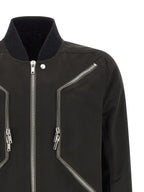 Rick Owens Black Polyester Bomber