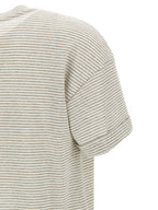 Peserico Beige Linen T-Shirt