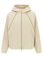 Peserico Beige Polyester Shell Jacket