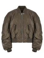Rick Owens Gray Nylon Bomber