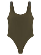 Brunello Cucinelli Bicolor Polyamide One-Piece Swimsuit