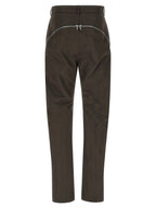 Rick Owens Brown Cotton Casual Pants