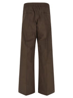 Rick Owens Brown Cotton Cargo Pants