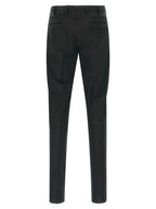 Incotex Black Virgin Wool Dress Pants