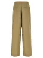 Dries Van Noten Bicolor Wool Casual Pants
