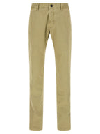 Bicolor Cotton Casual Pants