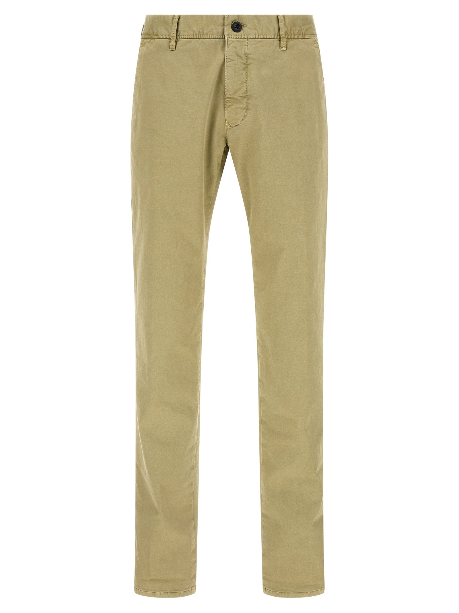 Bicolor Cotton Casual Pants