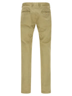 Bicolor Cotton Casual Pants