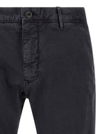 Incotex Blue Cotton Casual Pants