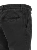 Incotex Black Cotton Casual Pants
