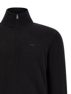 Hugo Boss Black Cotton Cardigan