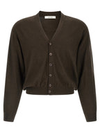 Lemaire Brown Marabou Cardigan