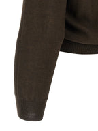 Lemaire Brown Marabou Cardigan