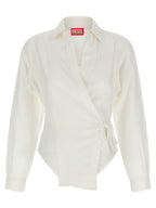 Diesel White Modal Blouse