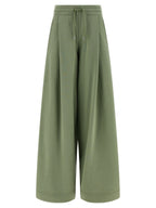 Dries Van Noten Bicolor Cotton Casual Pants