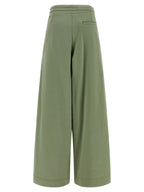 Dries Van Noten Bicolor Cotton Casual Pants