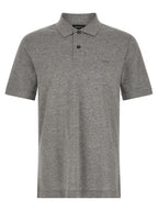 Hugo Boss Gray Cotton Polo Shirt