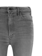Mother Denim Gray Cotton Skinny Jeans