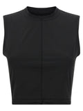 Y-3 Black Polyester Sport Bra