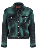 Kenzo Gray Cotton Denim Jacket