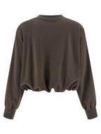 Brunello Cucinelli Brown Cotton Sweatshirt