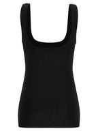 Entire Studios Black Viscose Sleeveles T-Shirt